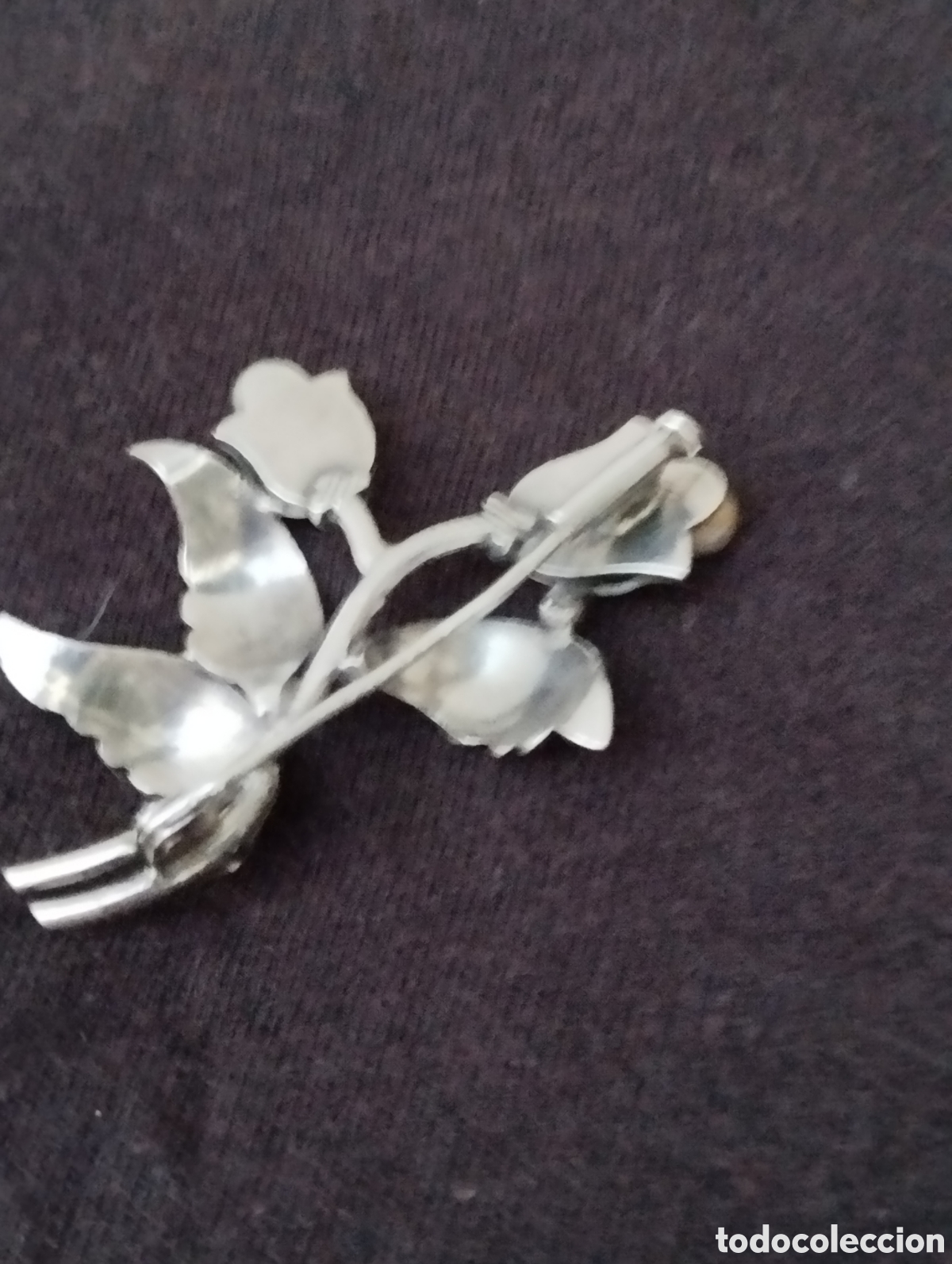 Joyeria: Broche de plata con laminas de oro - Foto 8