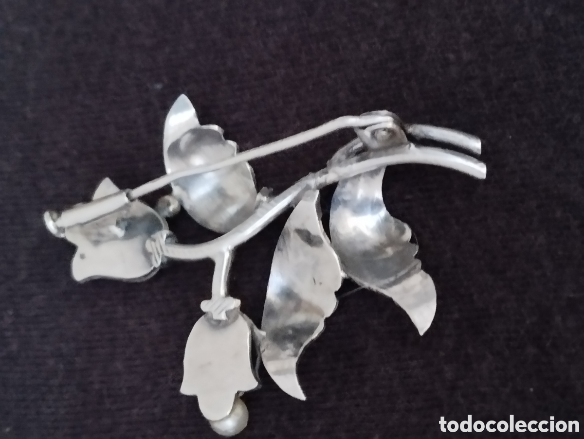 Joyeria: Broche de plata con laminas de oro - Foto 9