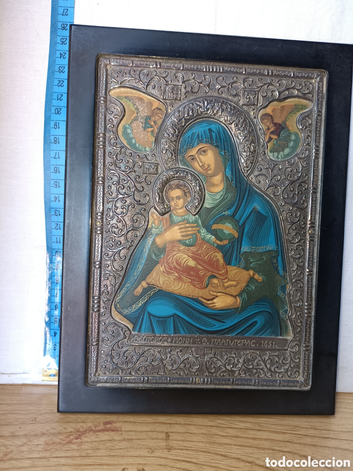 Joyeria: Icono plata contrastada, virgen con el ni&ntilde;o. - Foto 8