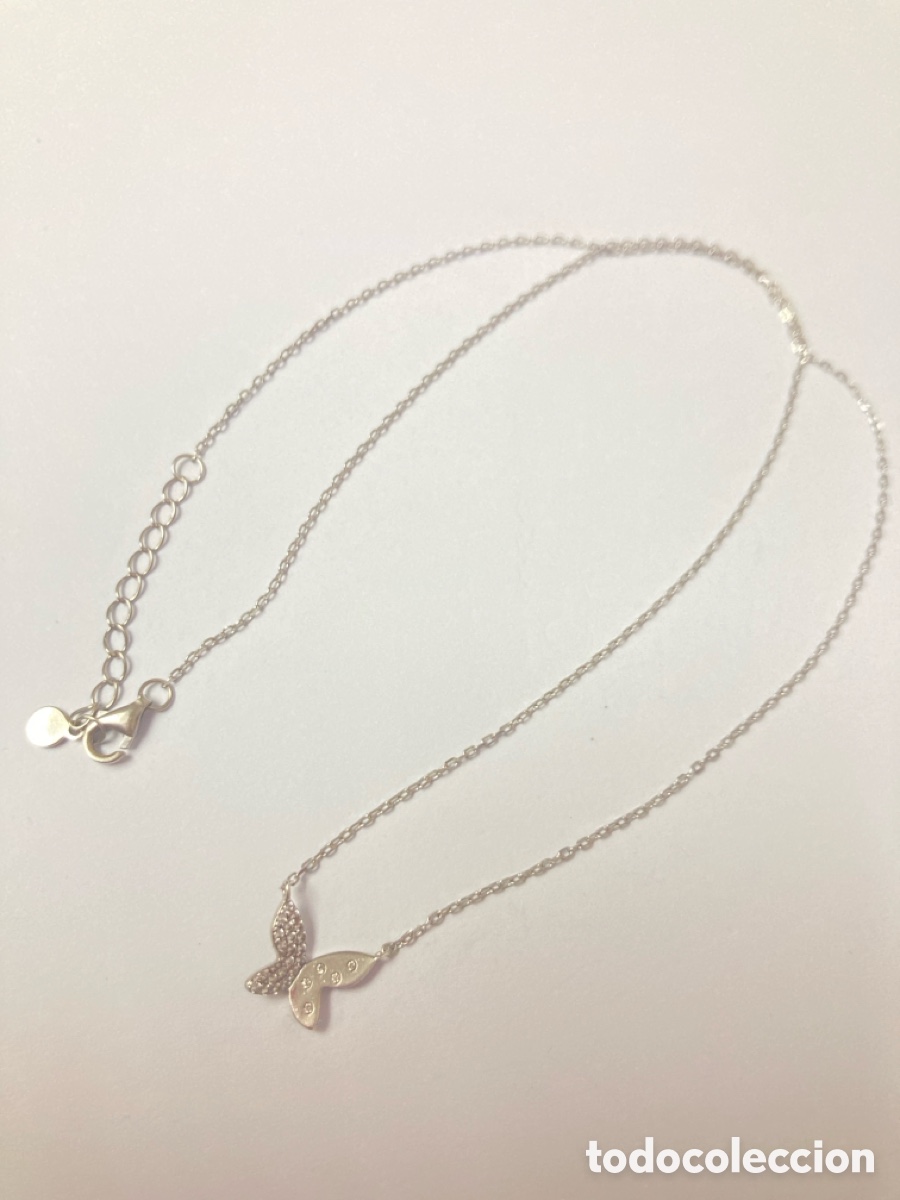 Joyeria: Gargantilla de plata centro mariposa/ CC108 - Foto 2