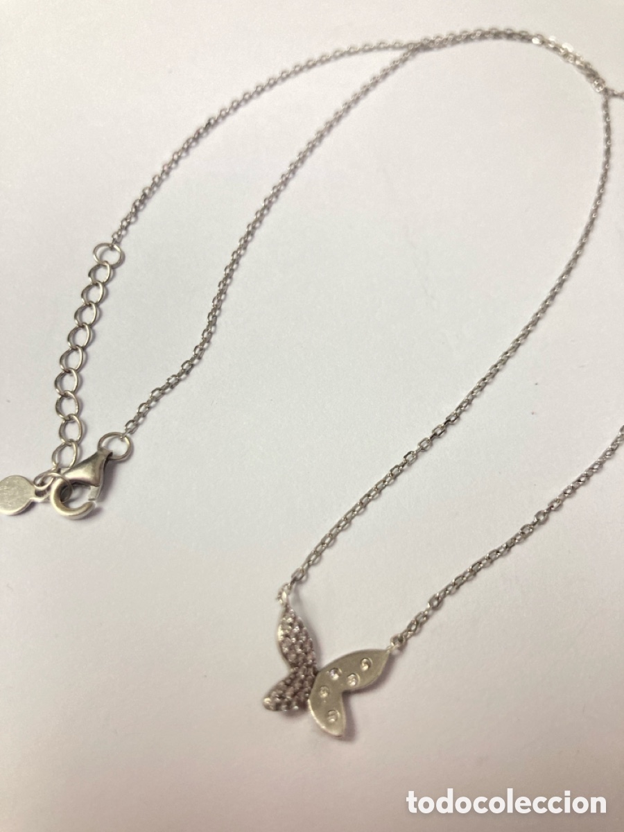 Joyeria: Gargantilla de plata centro mariposa/ CC108 - Foto 3