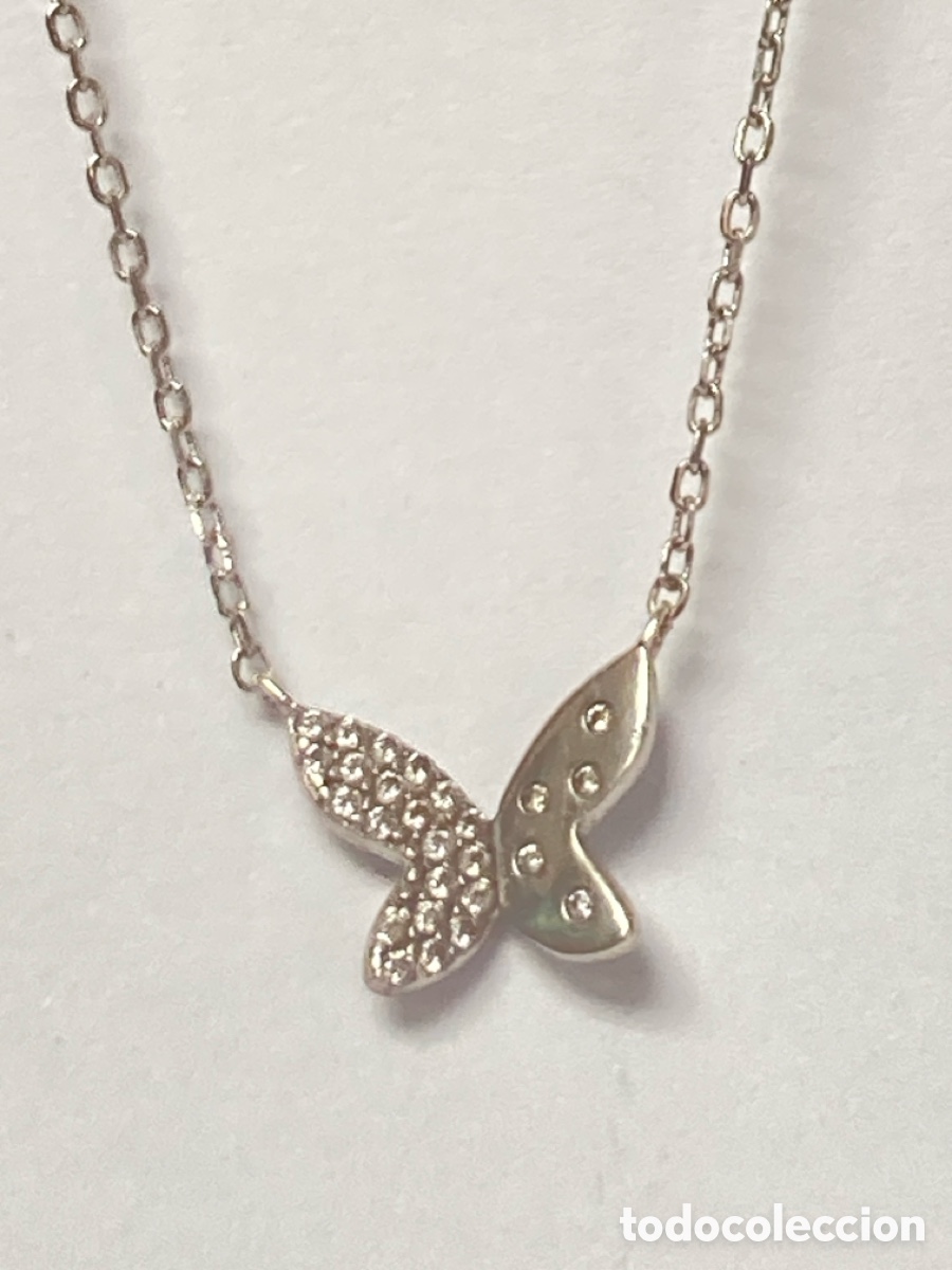 Joyeria: Gargantilla de plata centro mariposa/ CC108 - Foto 1