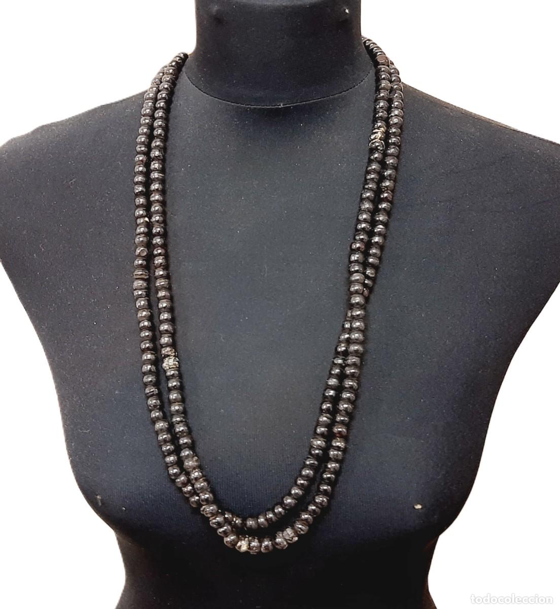 Joyeria: Collar de cuentas de madera vintage(7.2) - Foto 1