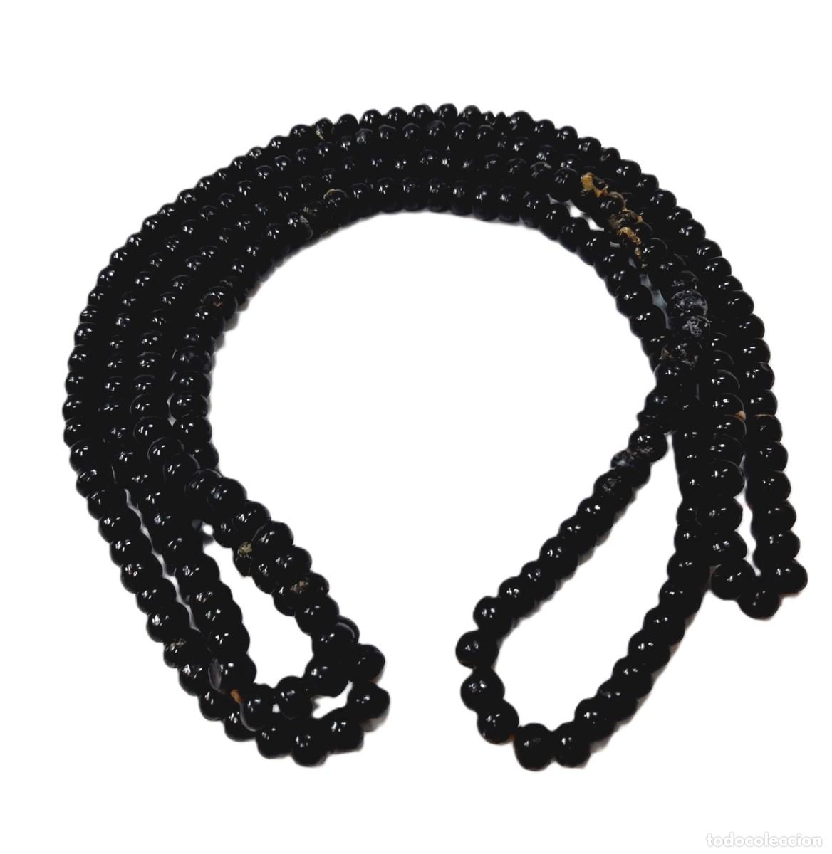 Joyeria: Collar de cuentas de madera vintage(7.2) - Foto 3