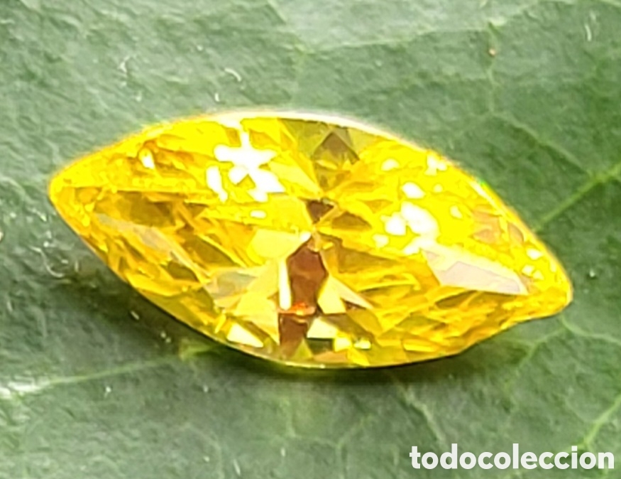 Joyeria: Peque&ntilde;o diamante de laboratorio amarillo - Foto 3
