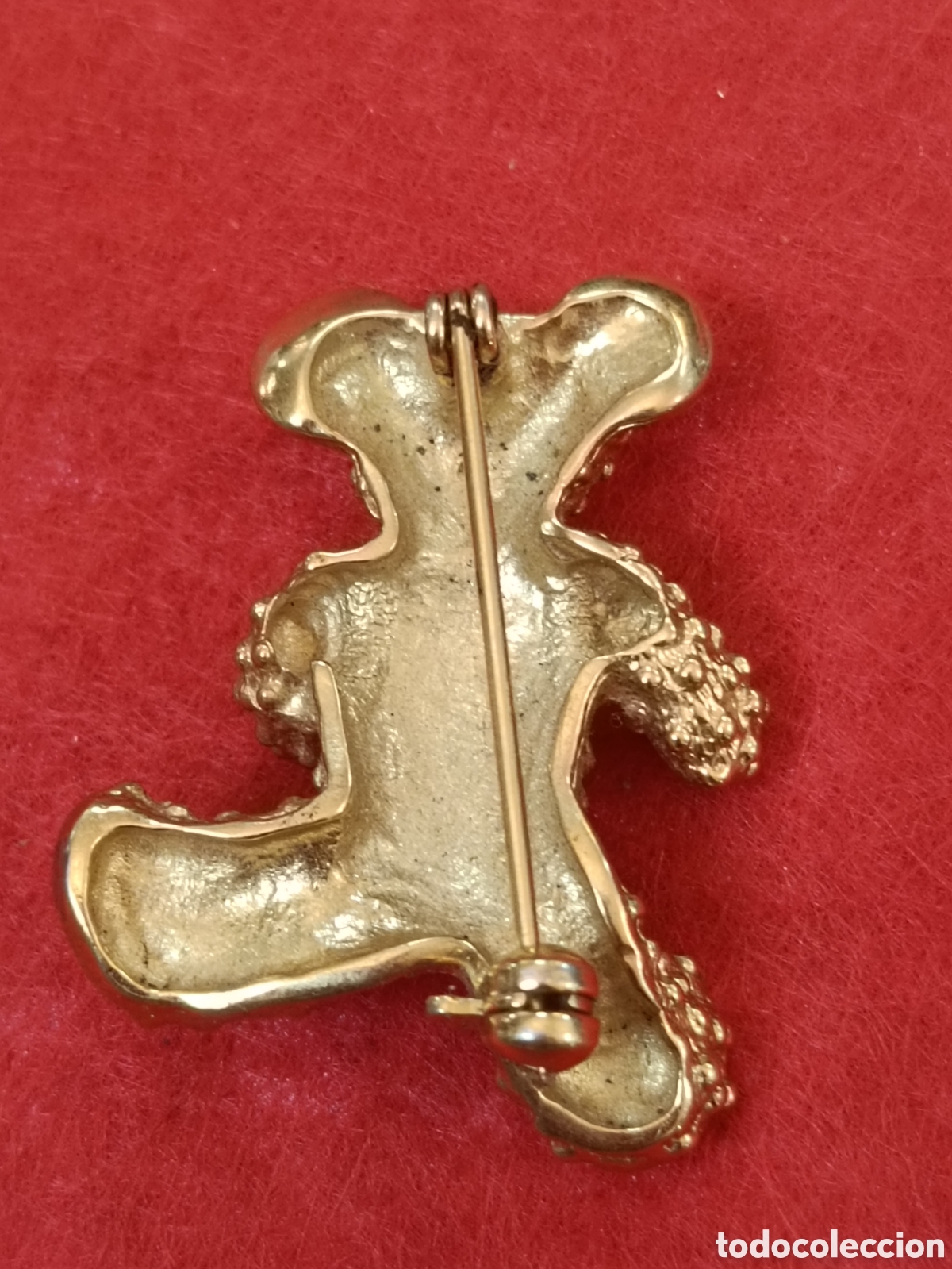 Joyeria: BROCHE CON BA&Ntilde;O DE ORO. 3.5CM ALTO - Foto 3