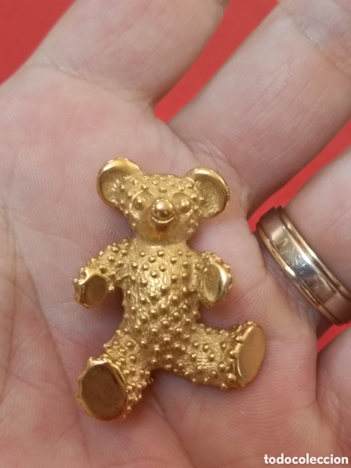 Joyeria: BROCHE CON BA&Ntilde;O DE ORO. 3.5CM ALTO - Foto 4