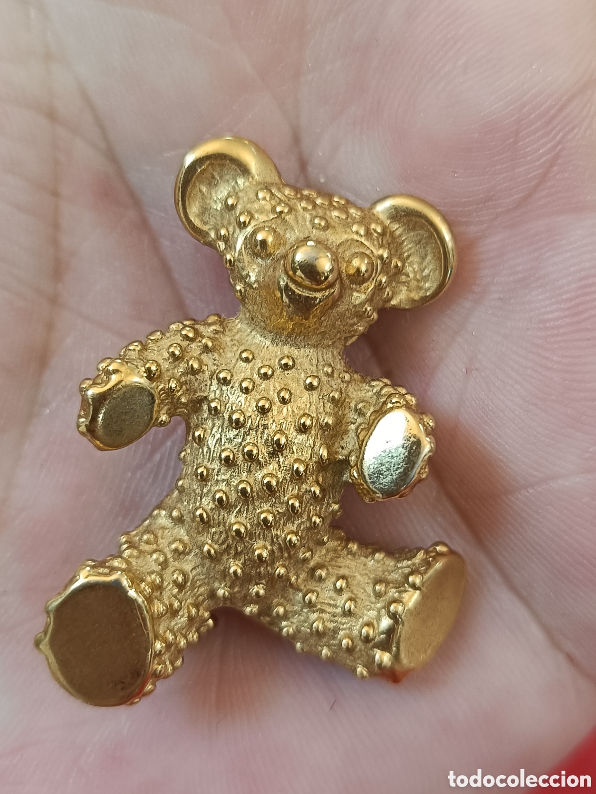 Joyeria: BROCHE CON BA&Ntilde;O DE ORO. 3.5CM ALTO - Foto 5