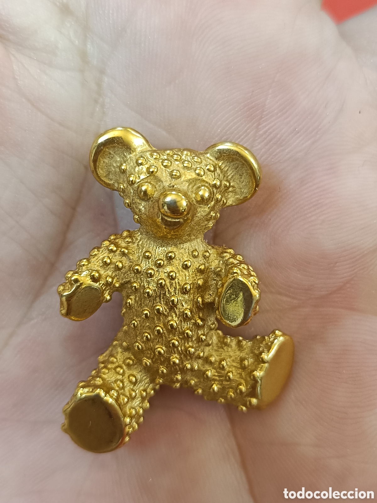 Joyeria: BROCHE CON BA&Ntilde;O DE ORO. 3.5CM ALTO - Foto 1