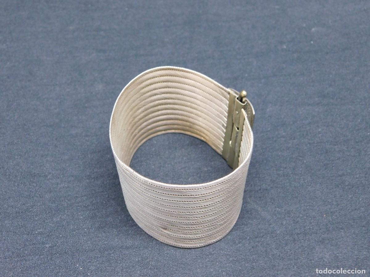 Joyeria: ANTIGUA PULSERA DE PLATA - Foto 4
