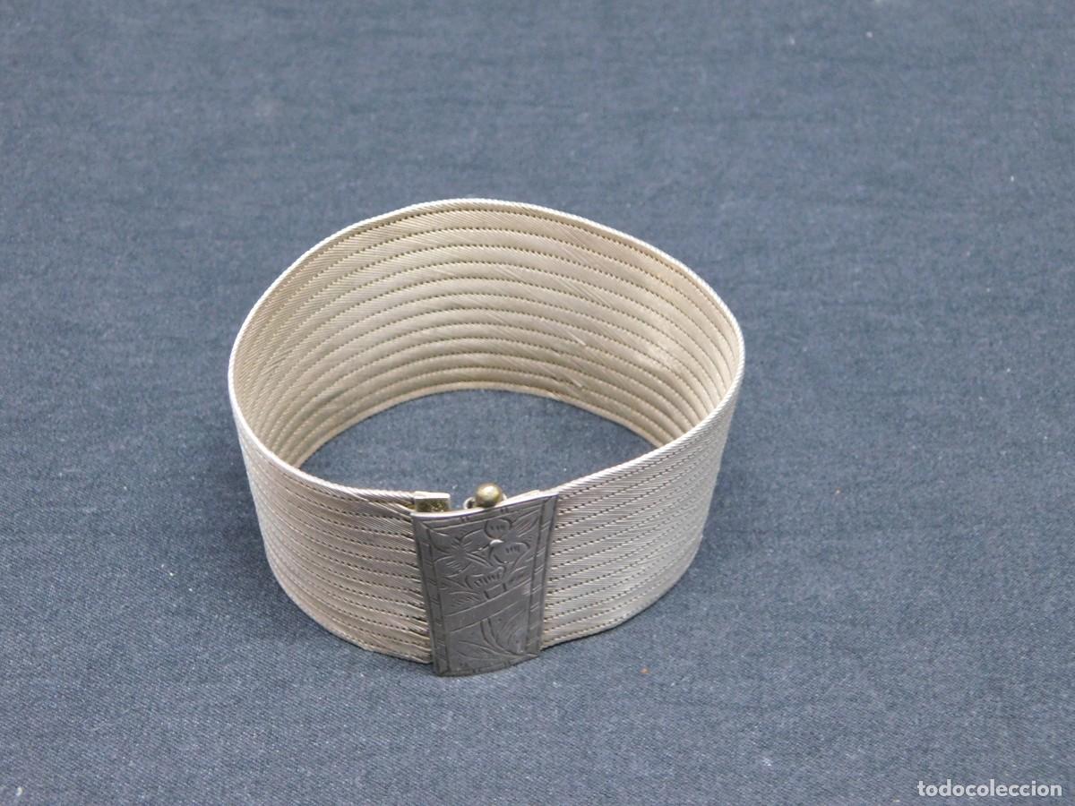 Joyeria: ANTIGUA PULSERA DE PLATA - Foto 5