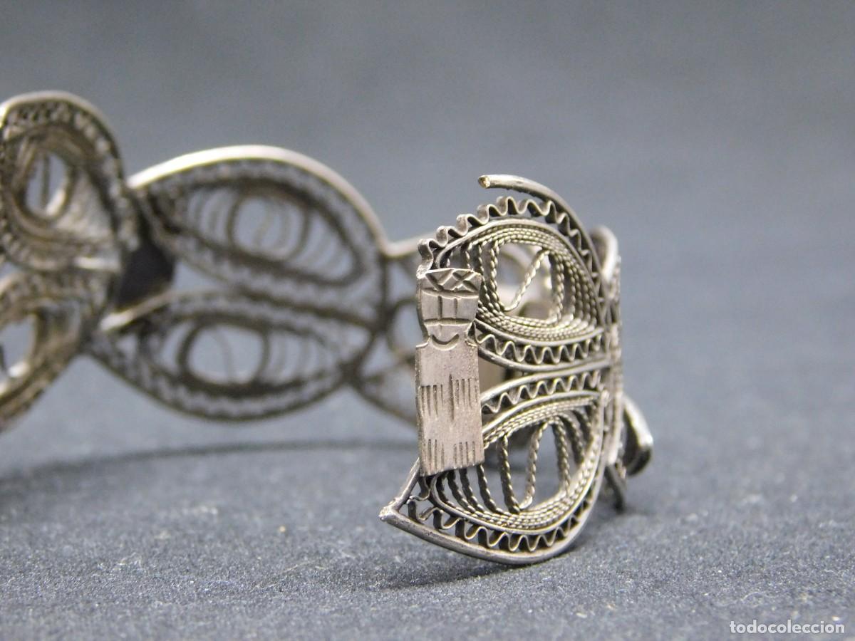 Joyeria: ANTIGUA PULSERA FILIGRANA DE PLATA - Foto 8