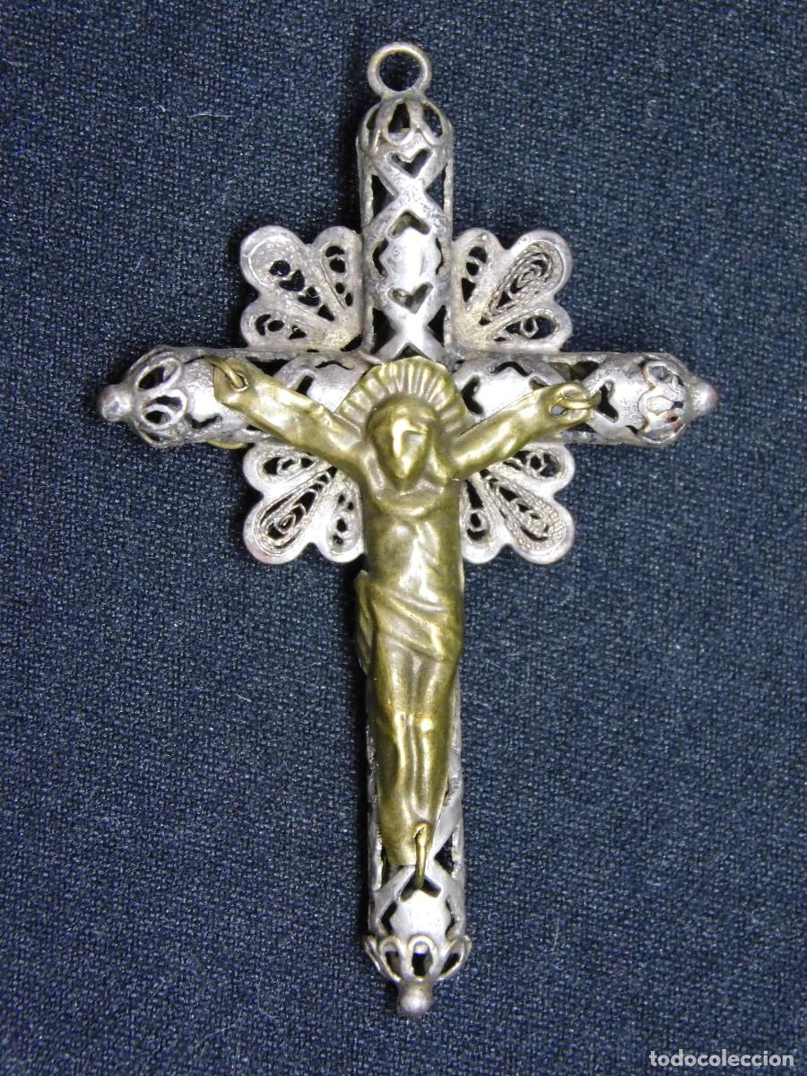 Joyeria: COLGANTE CRUCIFIJO DE PLATA - Foto 1