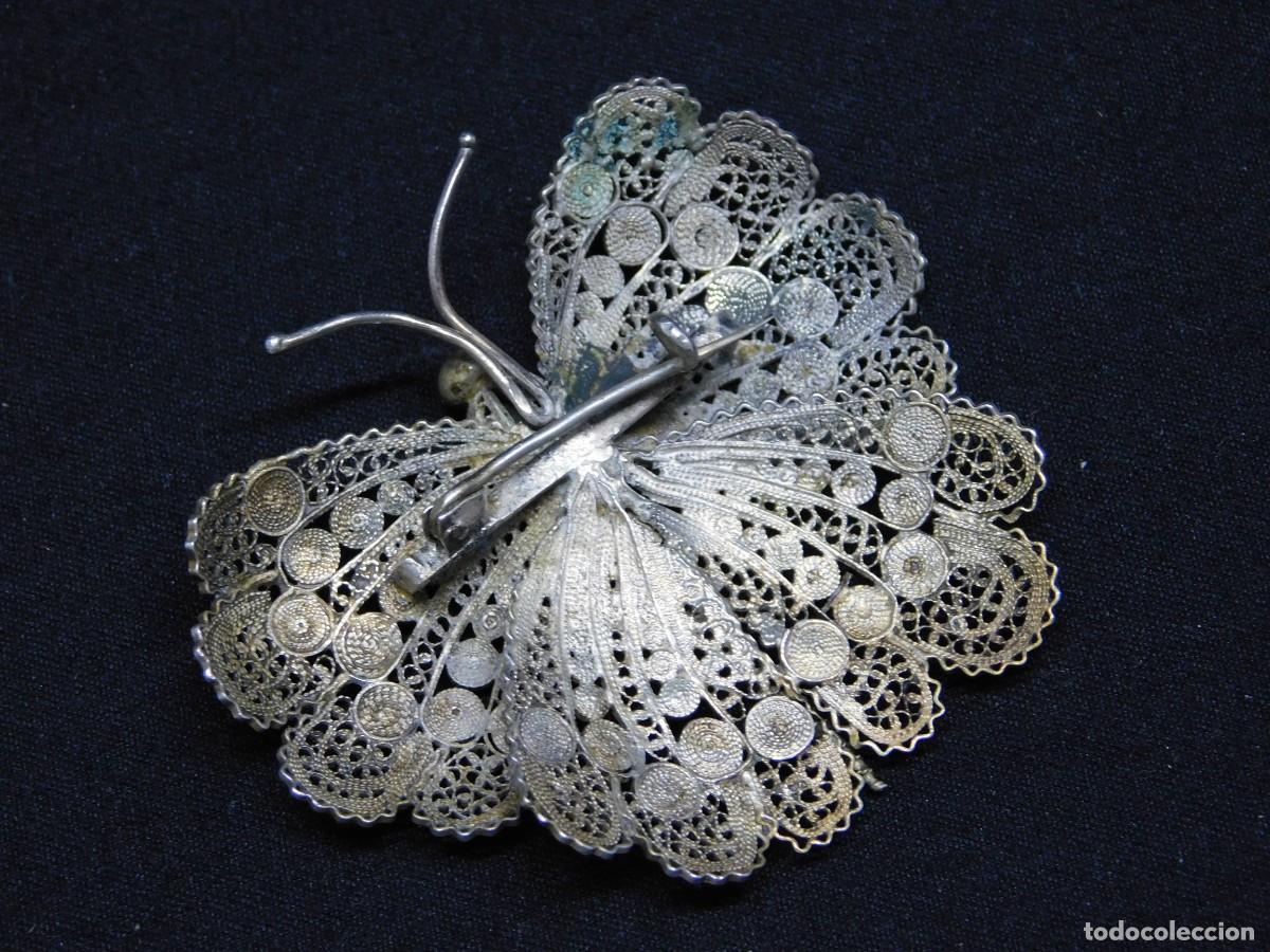 Joyeria: BROCHE MARIPOSA - FILIGRANA DE PLATA - Foto 4