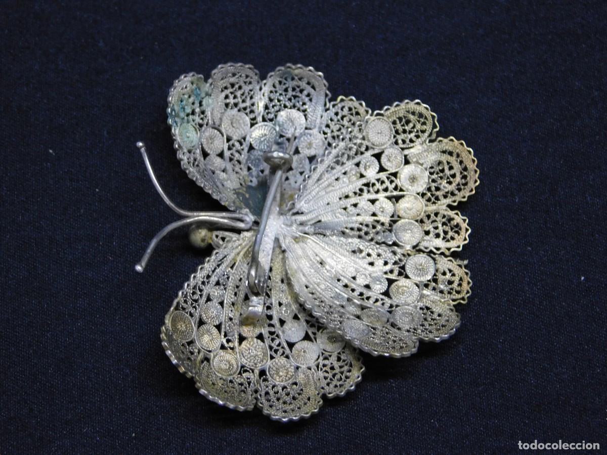 Joyeria: BROCHE MARIPOSA - FILIGRANA DE PLATA - Foto 5