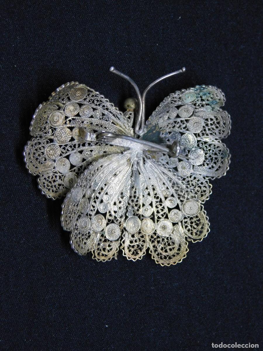 Joyeria: BROCHE MARIPOSA - FILIGRANA DE PLATA - Foto 6