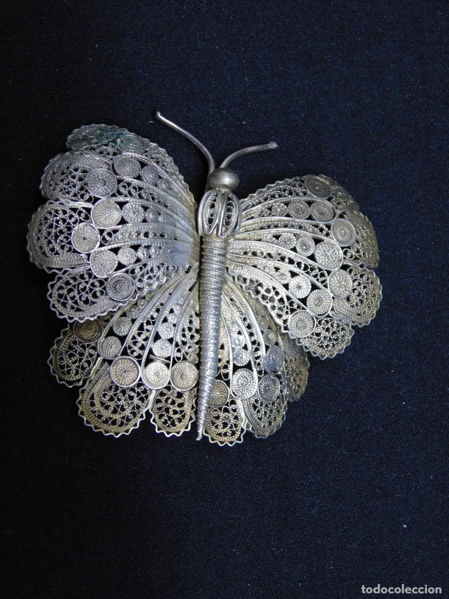 Joyeria: BROCHE MARIPOSA - FILIGRANA DE PLATA - Foto 2
