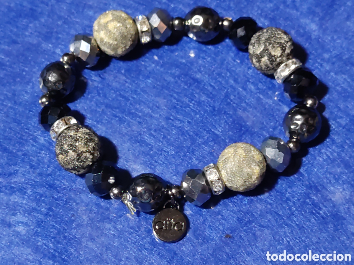 Joyeria: Pulsera de cristales y abalorios Aita. - Foto 1