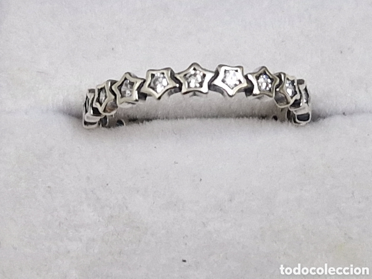 Joyeria: ANILLO DE PLATA RODIADA EN FORMA DE ESTRELLAS - Foto 1