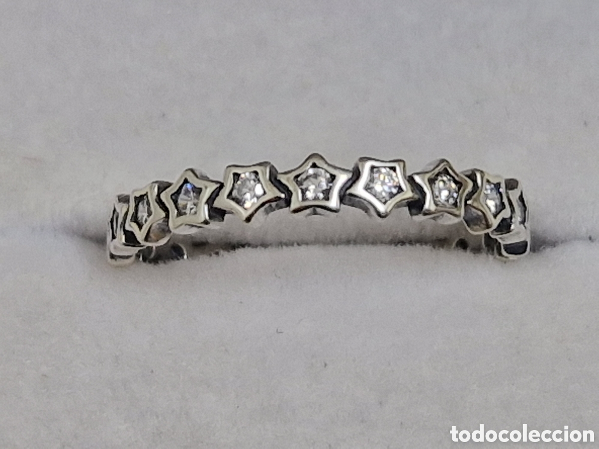 Joyeria: ANILLO DE PLATA RODIADA EN FORMA DE ESTRELLAS - Foto 11