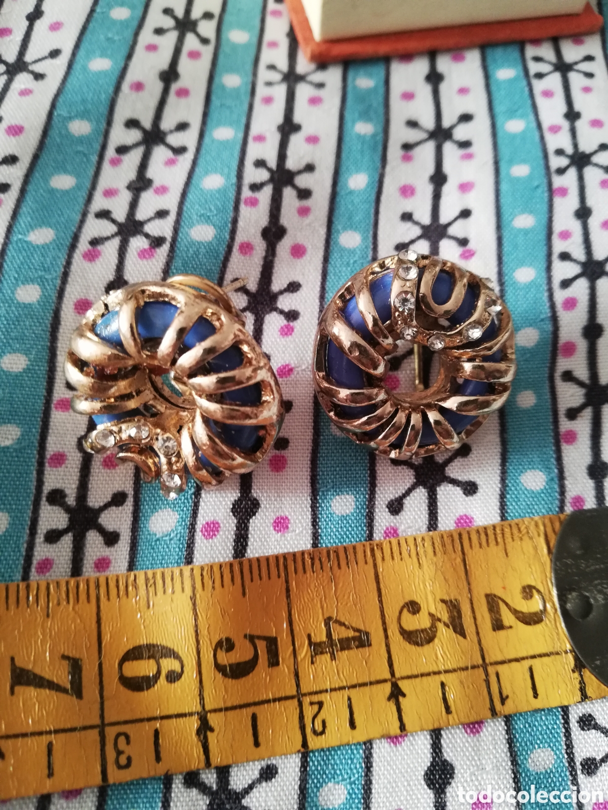 Joyeria: VINTAGE. PENDIENTES CIERRE OMEGA. - Foto 6