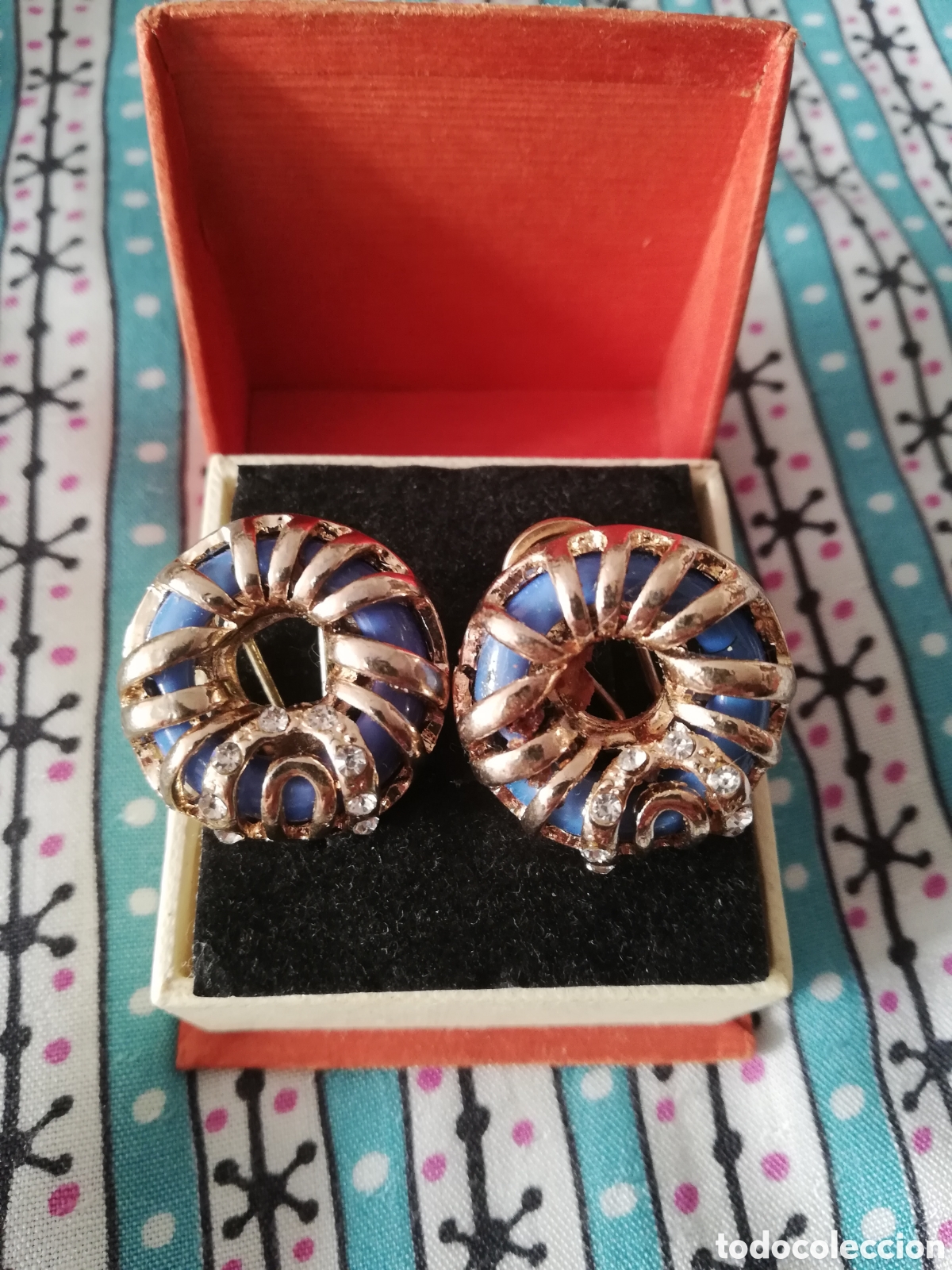 Joyeria: VINTAGE. PENDIENTES CIERRE OMEGA. - Foto 1