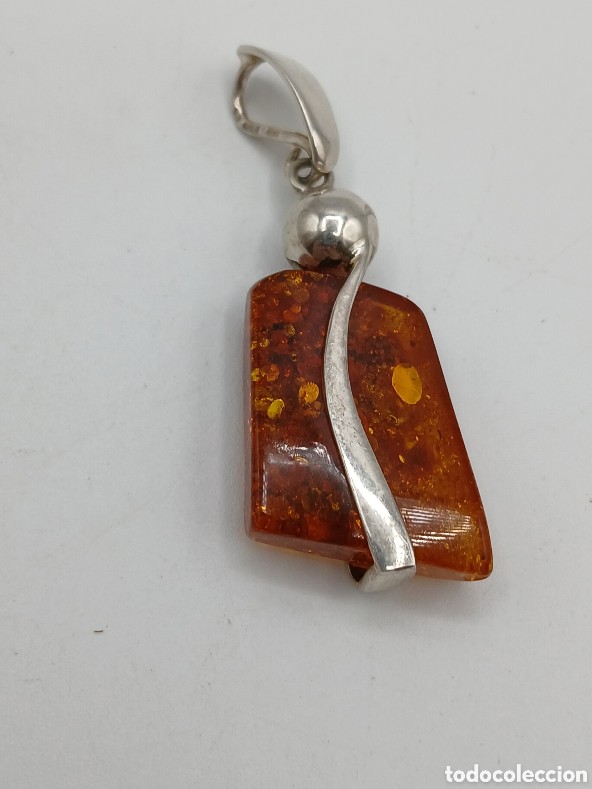Joyeria: Colgante plata 925mls y &aacute;mbar b&aacute;ltico - Foto 1