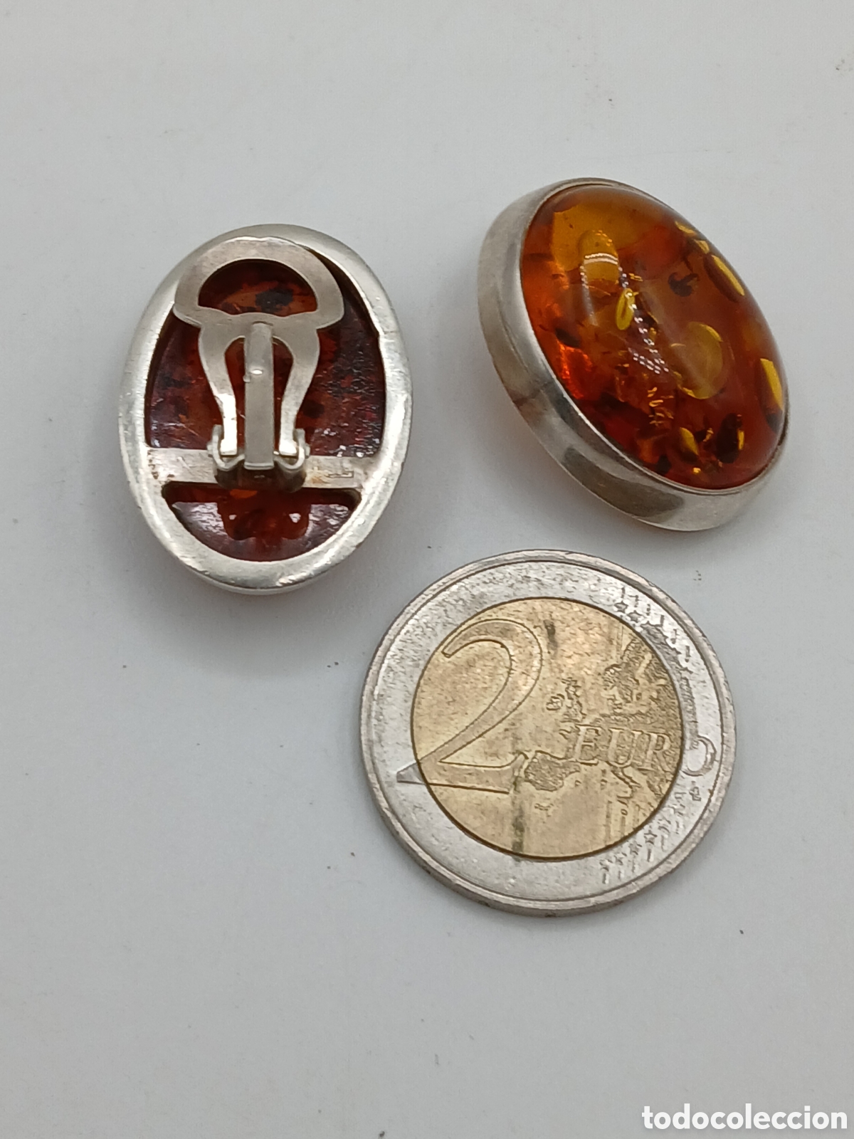 Joyeria: Pendientes plata 925mls y &aacute;mbar b&aacute;ltico - Foto 3