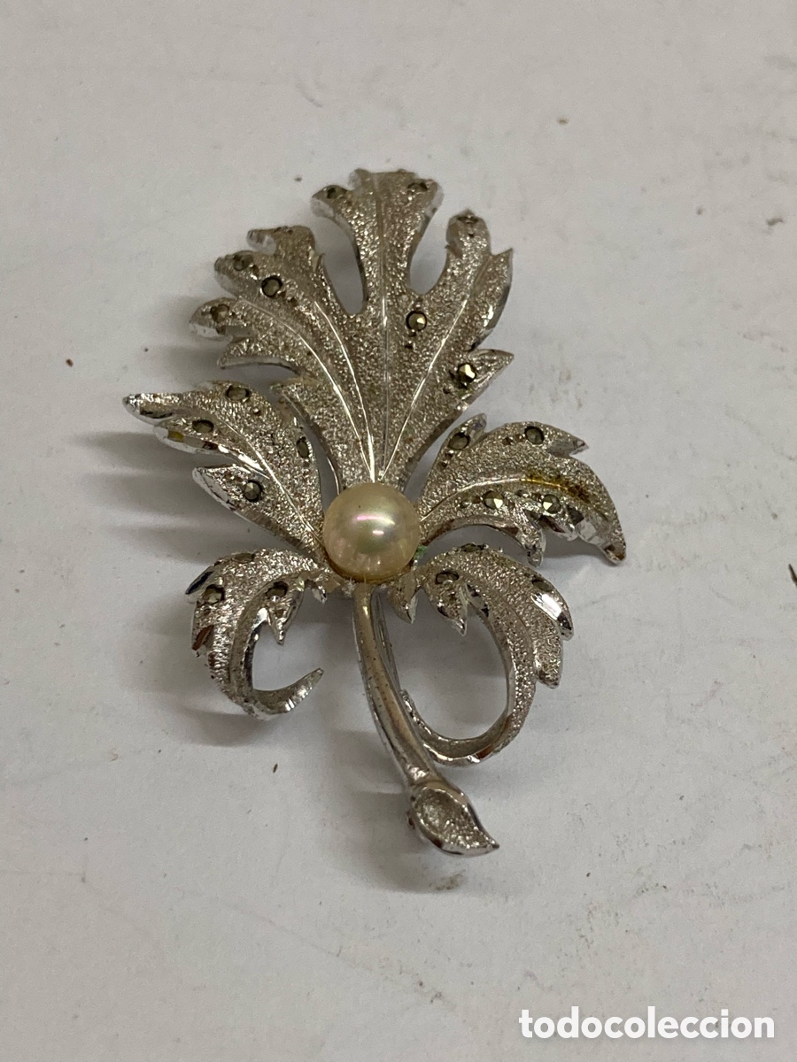 Joyeria: Broche de plata perla B91 - Foto 1