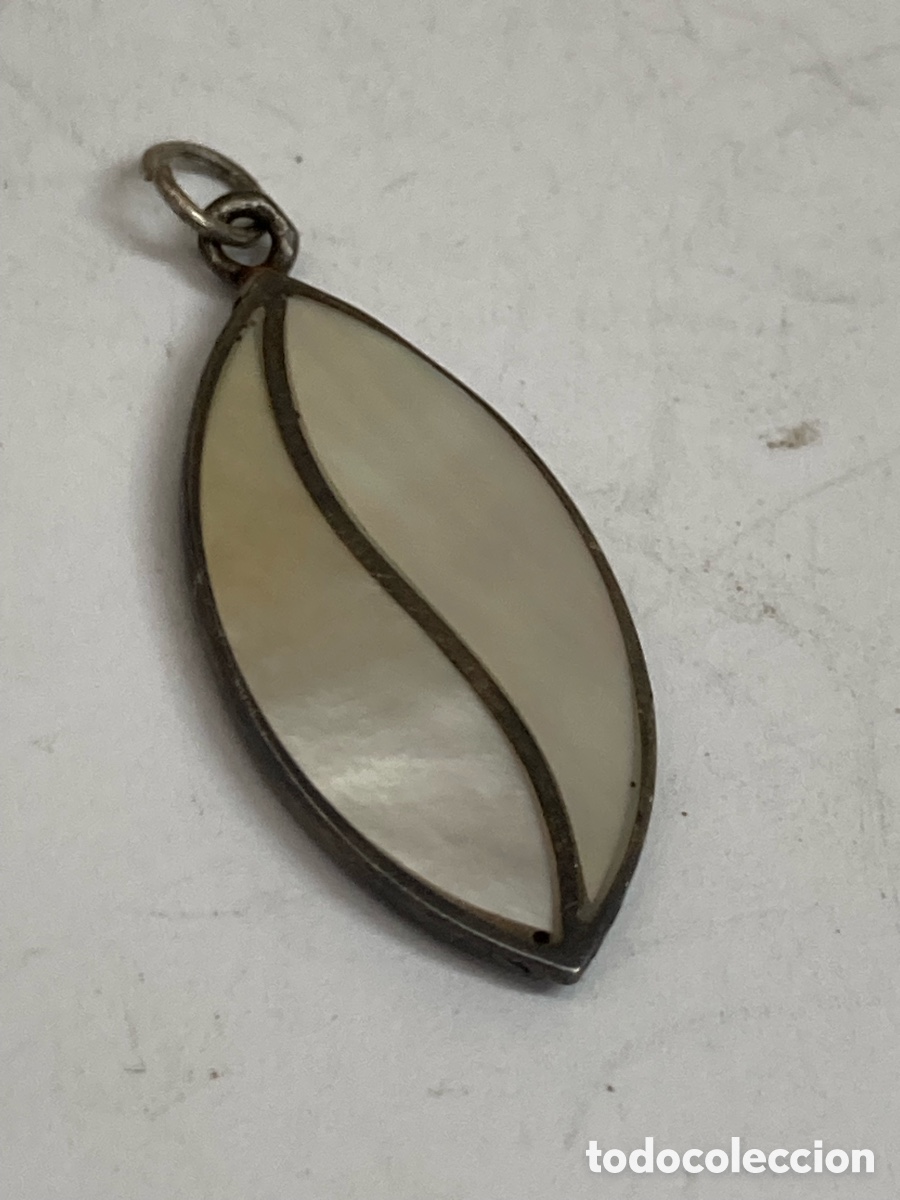 Joyeria: Colgante de plata y n&aacute;car C289 - Foto 1