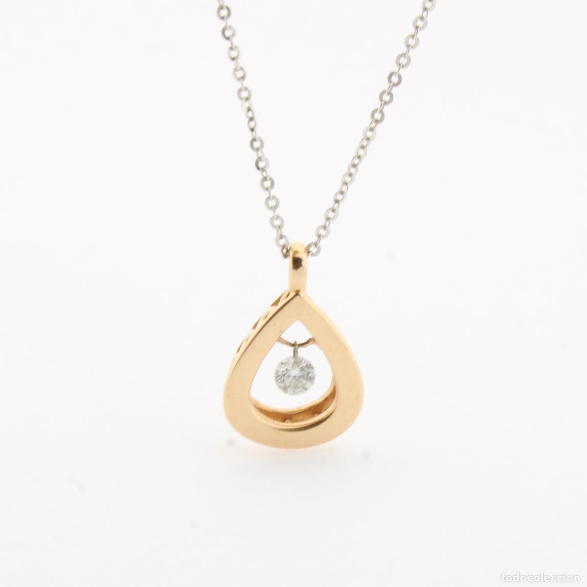 Joyeria: Gargantilla oro con brillante - Foto 1