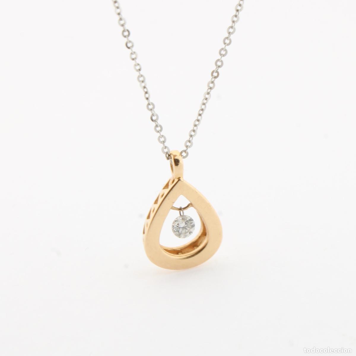 Joyeria: Gargantilla oro con brillante - Foto 2