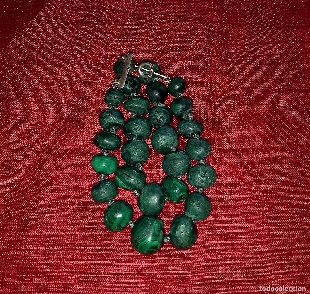 Joyeria: Pulsera de Malaquita antigua - Foto 1