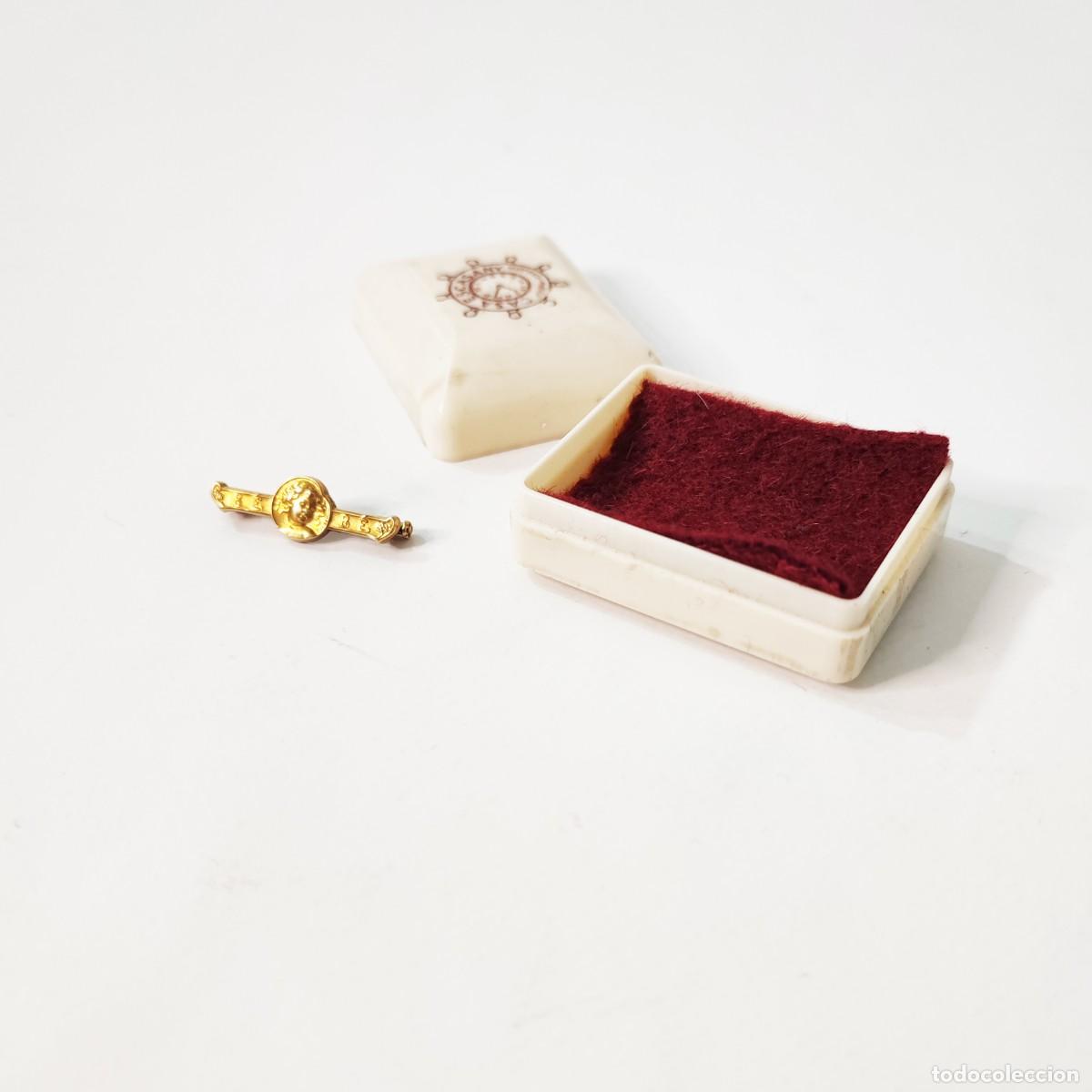 Joyeria: Becker- Broche Art Nouveau Bebe oro fix - Foto 2