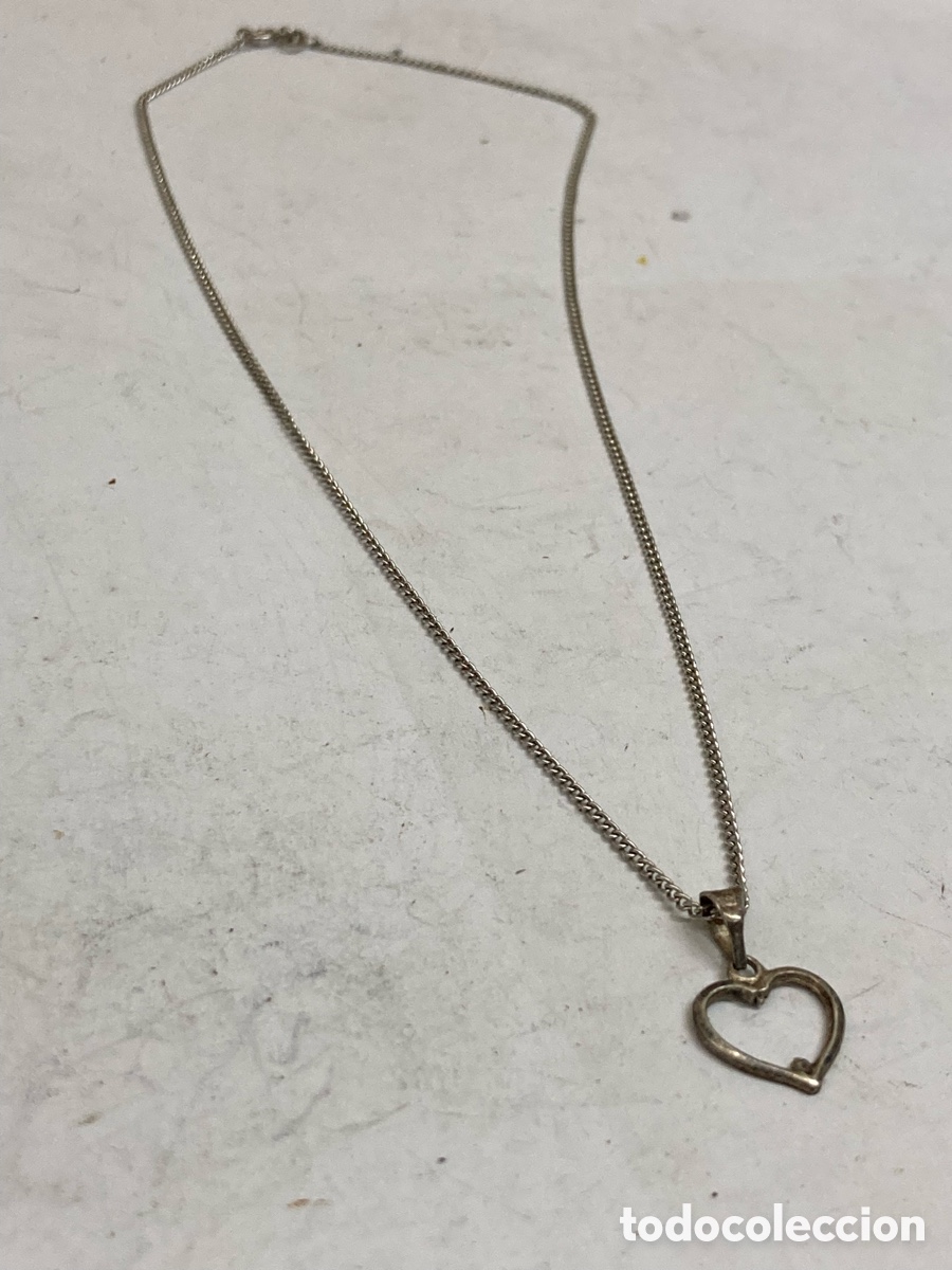 Joyeria: Cadena y colgante de plata CC158 - Foto 1