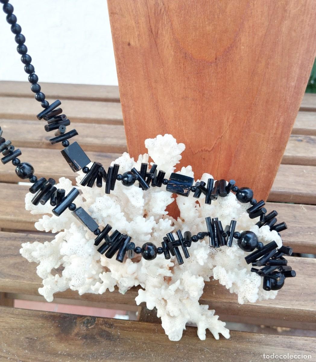 Joyeria: Collar Vintage Coral Negro. - Foto 1