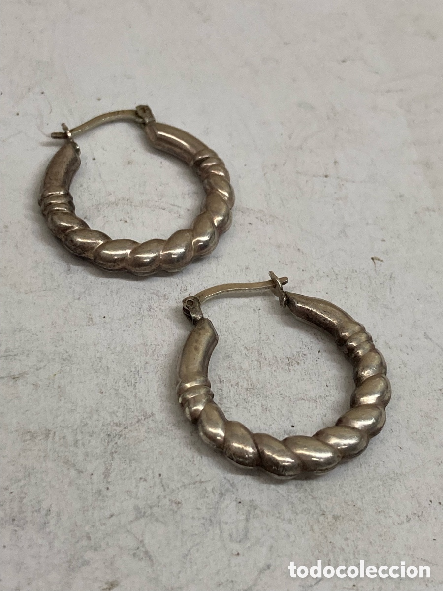 Joyeria: Pendiente de plata P196 - Foto 1