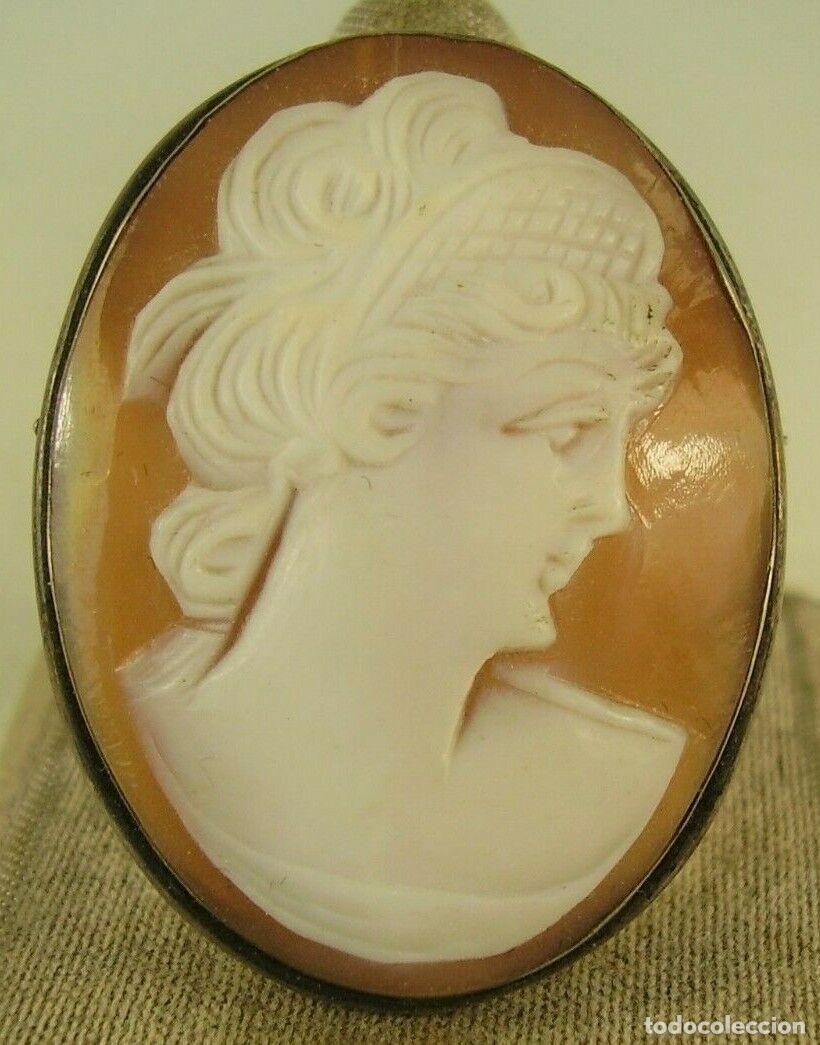 Joyeria: Broche en plata y gema, finales siglo XIX - Foto 1