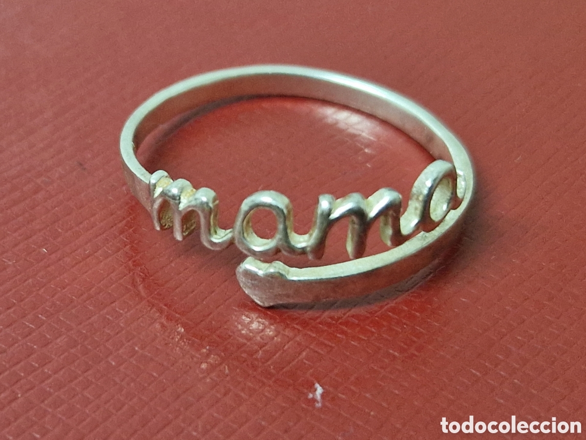 Joyeria: BONITO ANILLO PLATA DE LEY MAMA - Foto 2
