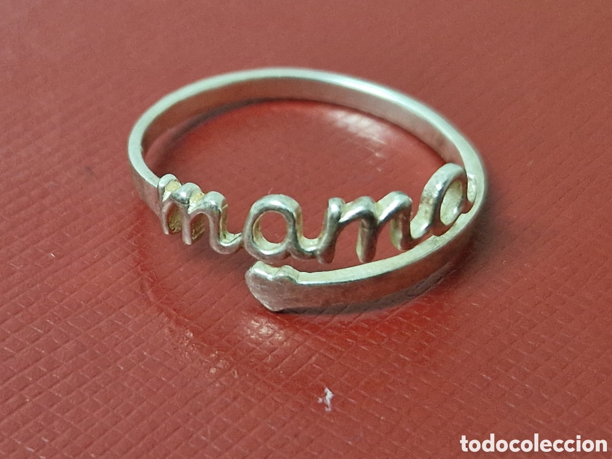 Joyeria: BONITO ANILLO PLATA DE LEY MAMA - Foto 3