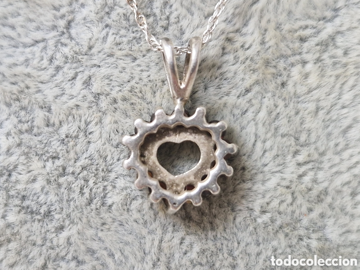 Joyeria: CORAZON PLATA Y GRANATES CON CADENA - Foto 9