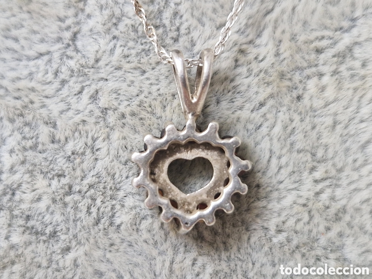 Joyeria: CORAZON PLATA Y GRANATES CON CADENA - Foto 10