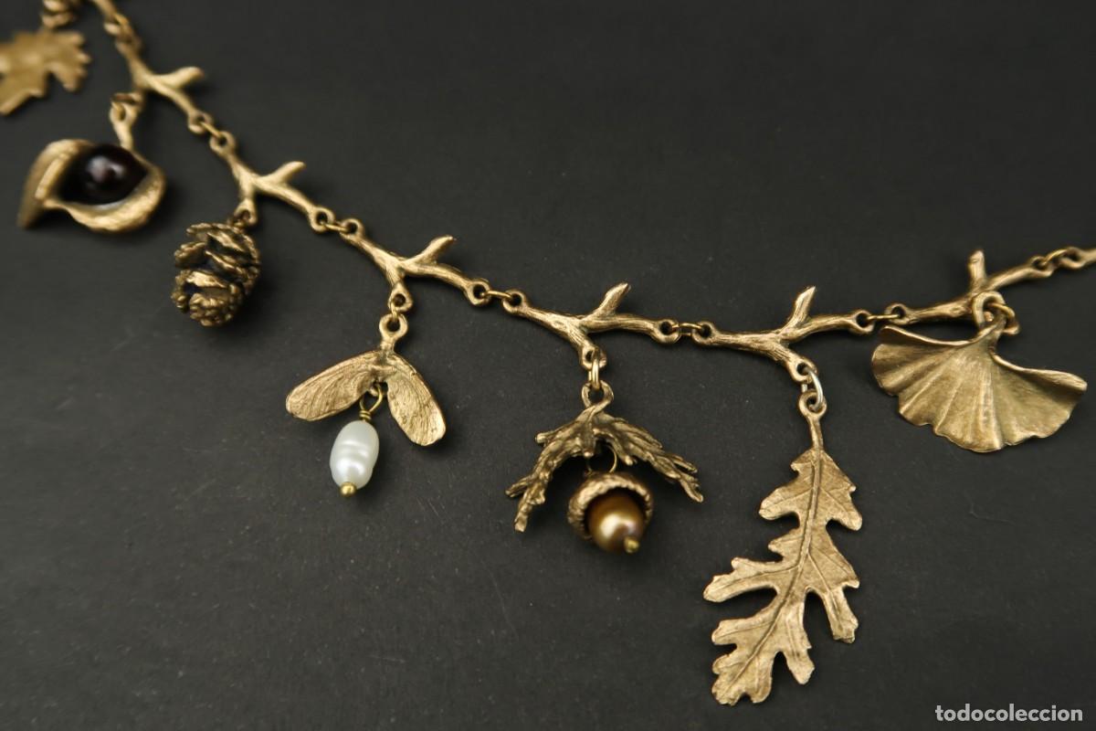 Joyeria: Antigua Pulsera de Metal Dorado - Foto 4