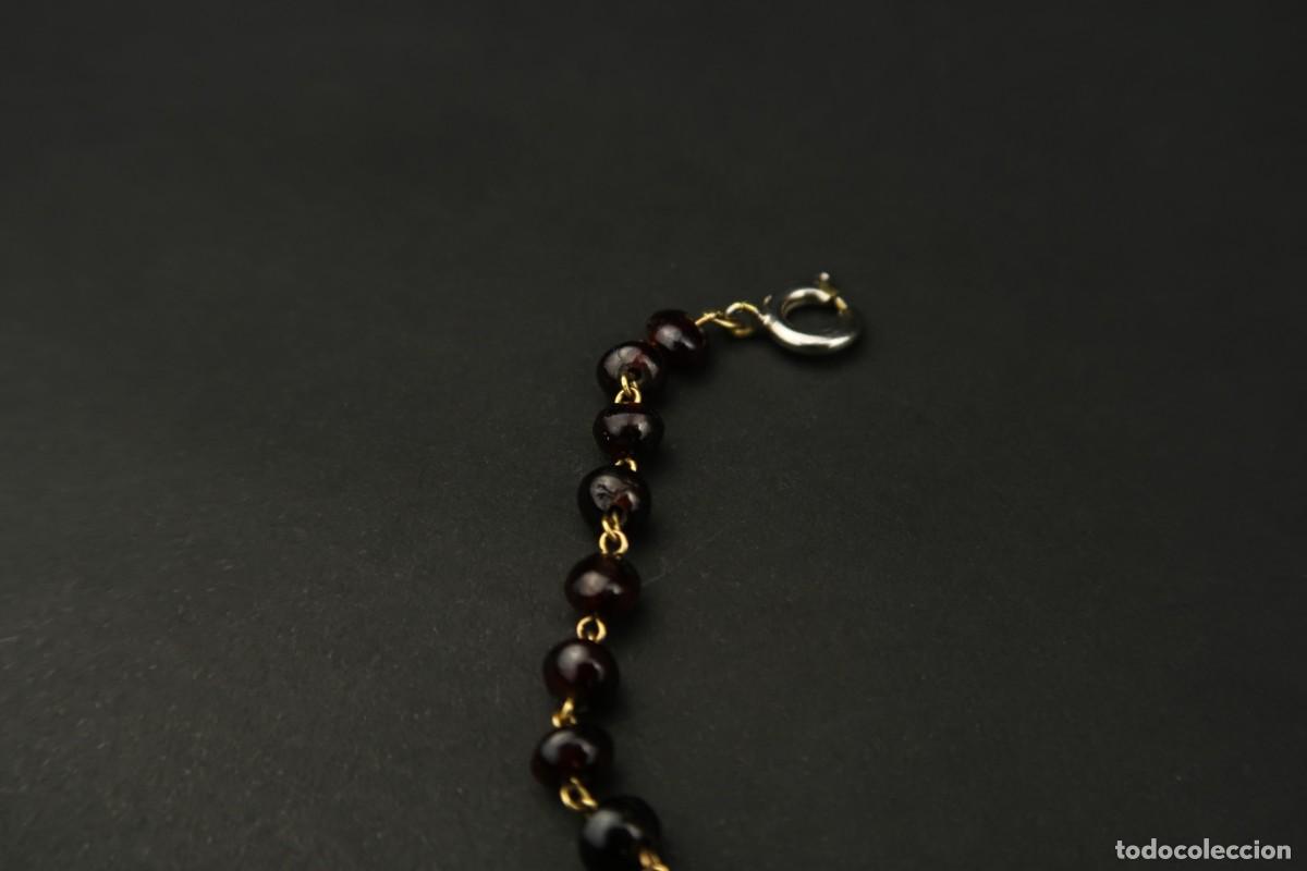 Joyeria: Antigua Pulsera de Metal Dorado - Foto 2