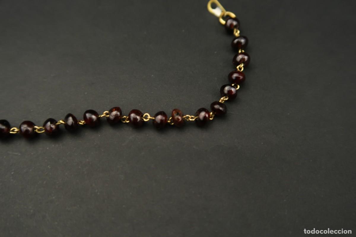 Joyeria: Antigua Pulsera de Metal Dorado - Foto 4