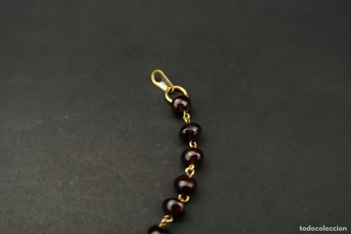Joyeria: Antigua Pulsera de Metal Dorado - Foto 5