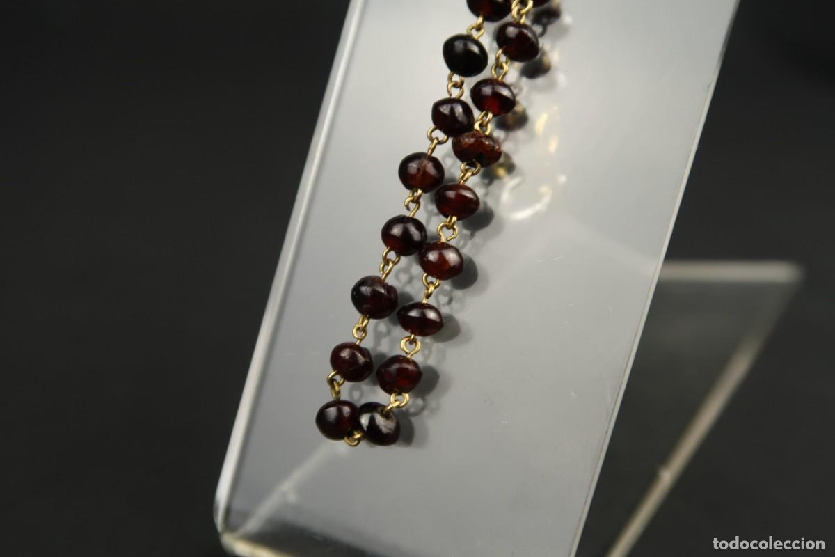 Joyeria: Antigua Pulsera de Metal Dorado - Foto 7