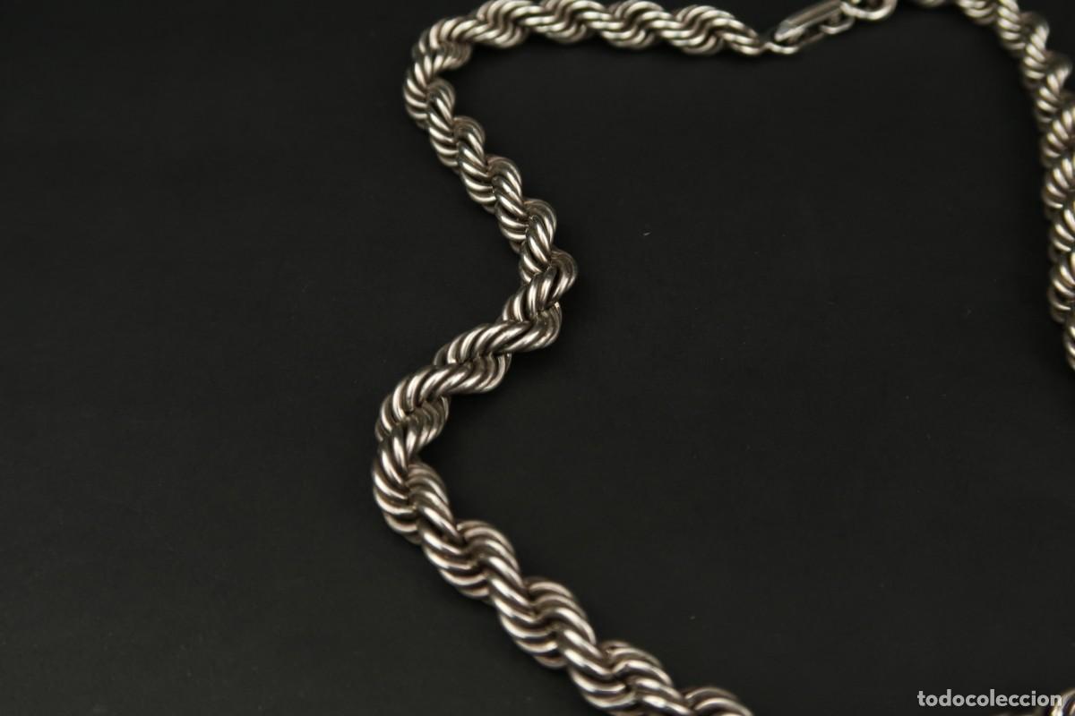 Joyeria: Antigua Cadena Cord&oacute;n de Plata - Foto 3