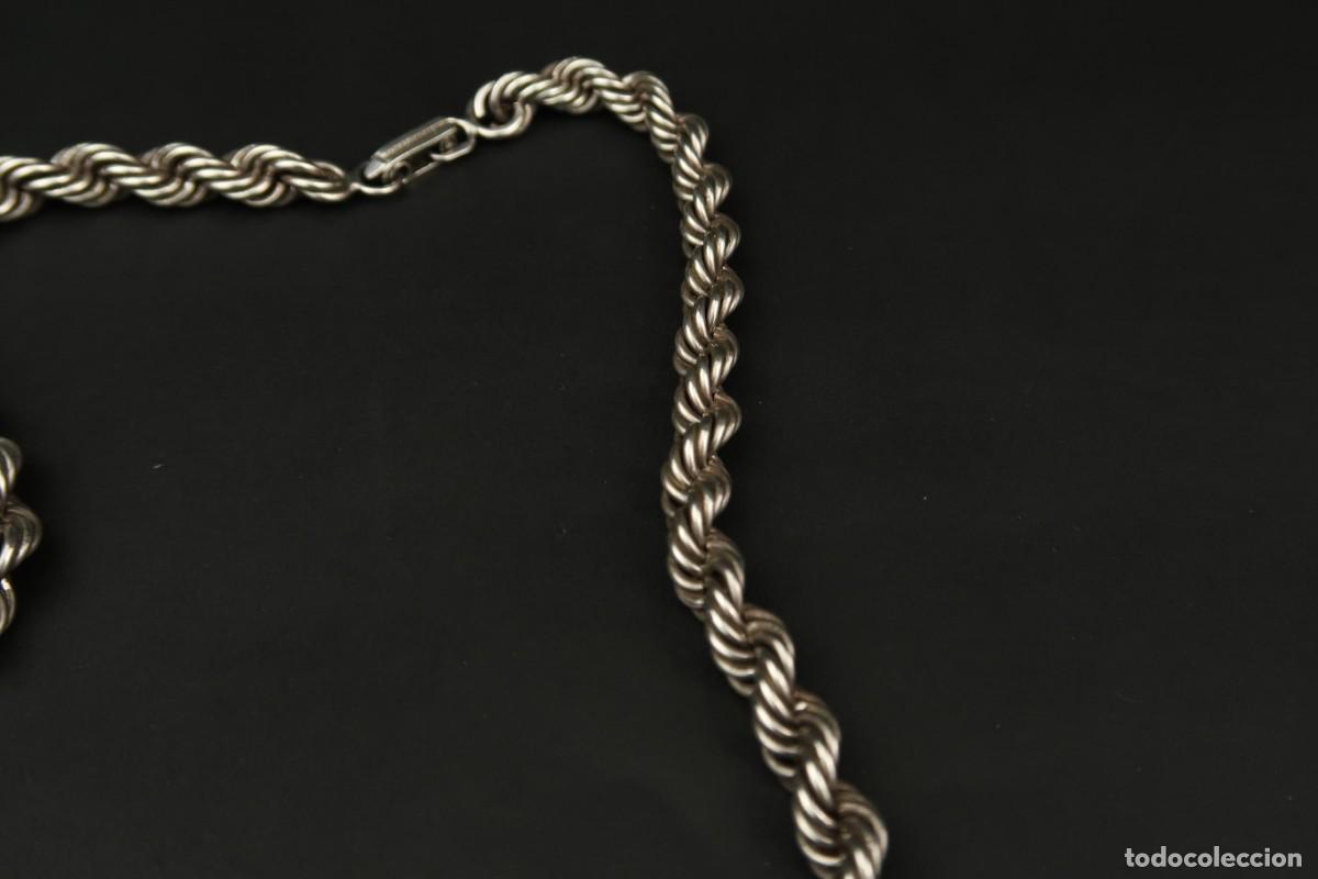 Joyeria: Antigua Cadena Cord&oacute;n de Plata - Foto 4