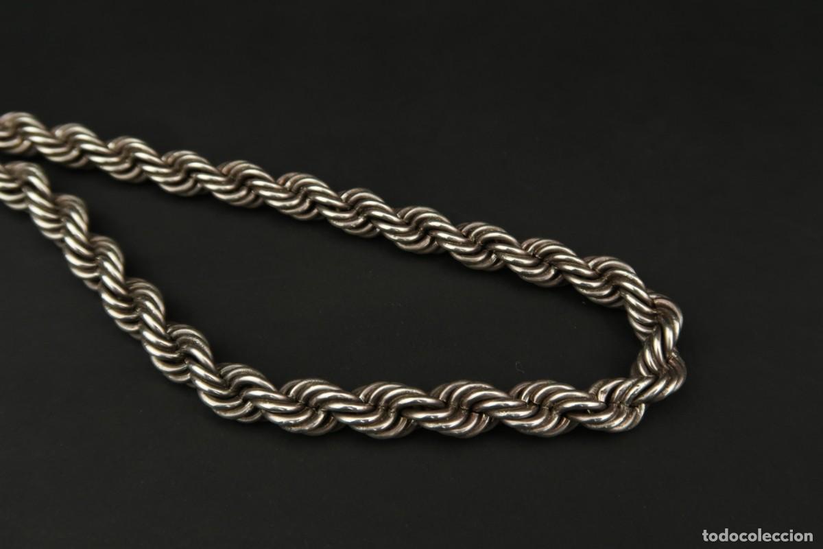 Joyeria: Antigua Cadena Cord&oacute;n de Plata - Foto 7